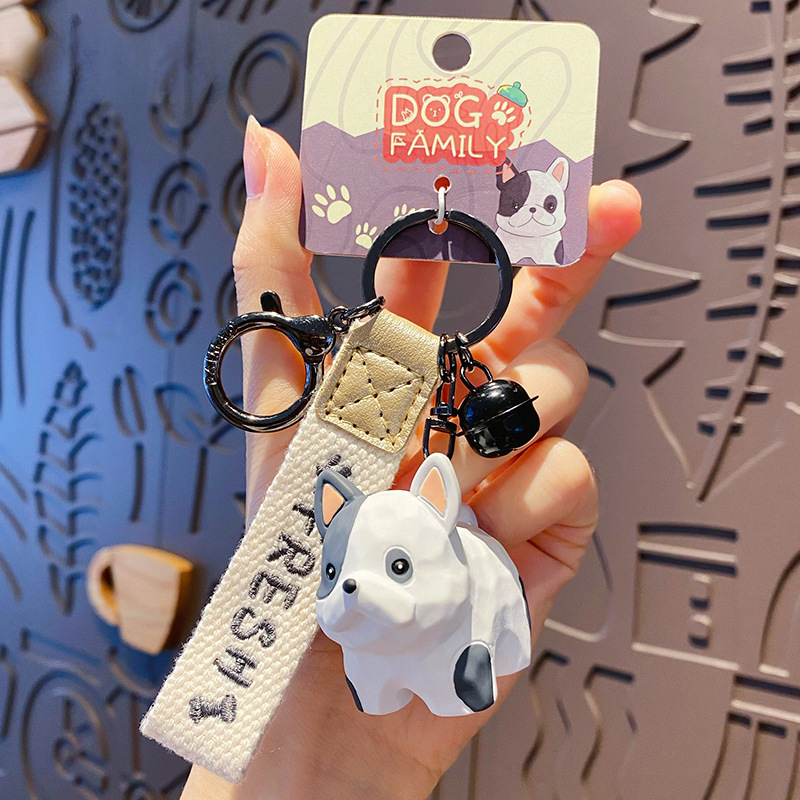 Creative Husky Resin Keychain