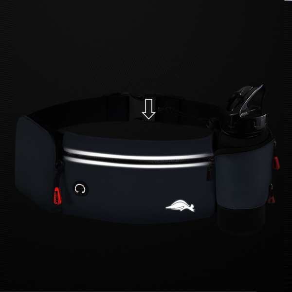 Waterproof Running Waist Bag with Bottle Holder