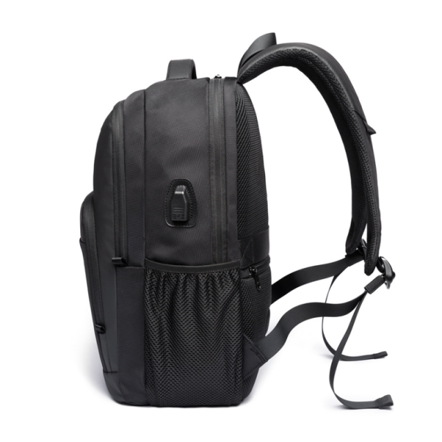 Men's Oxford Backpack With USB Charging