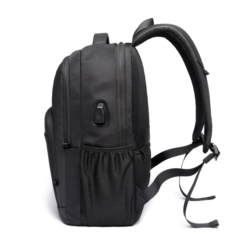 Men's Oxford Backpack With USB Charging