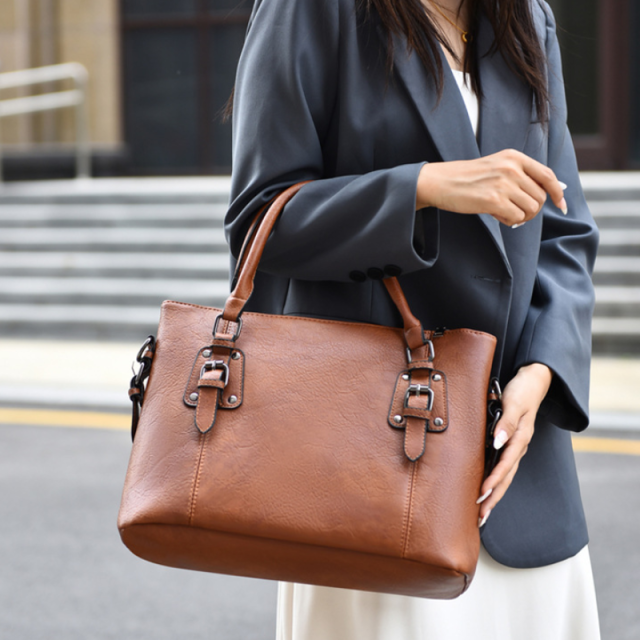 Classic Retro Large Capacity Tote Bag for Women