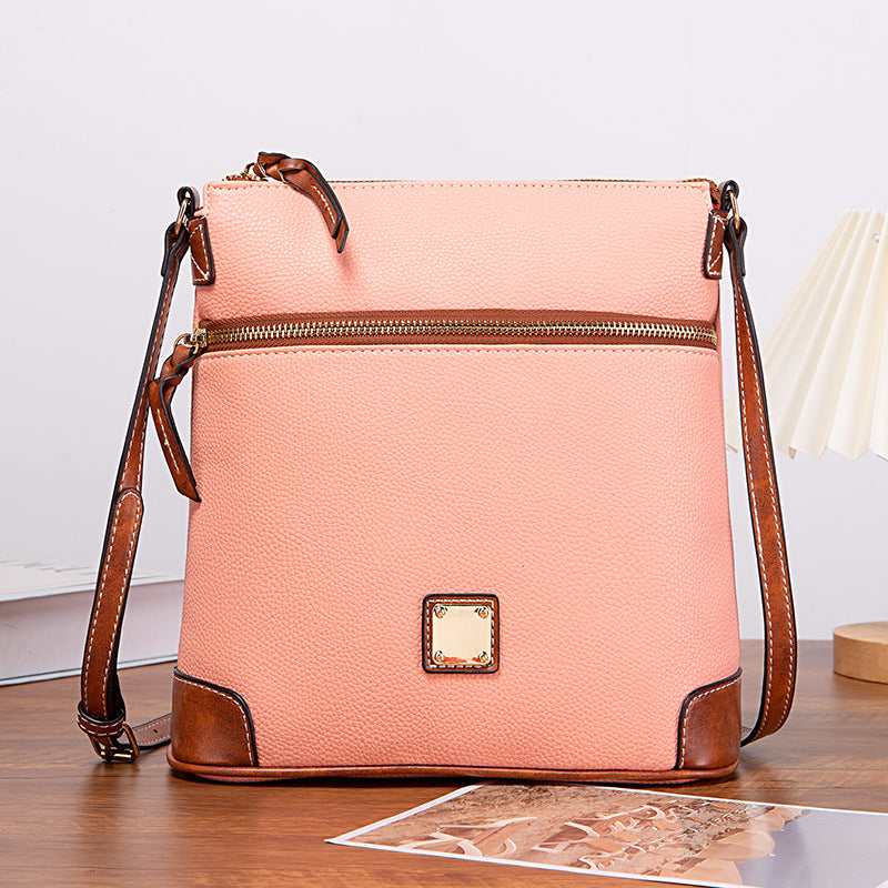Retro Pebble Texture Women’s Crossbody Bag