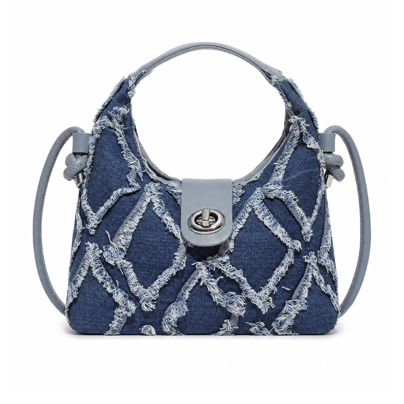 Sweet Denim Dumpling Handbag