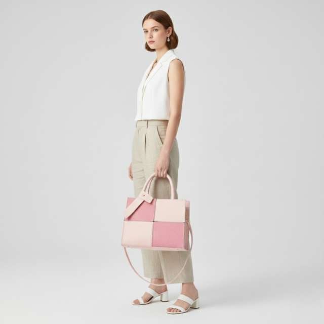 Eleganza Contrast Luxe Large Capacity Shoulder Bag