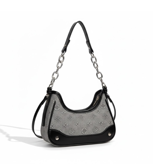 Midnight Crescent Shoulder Bag