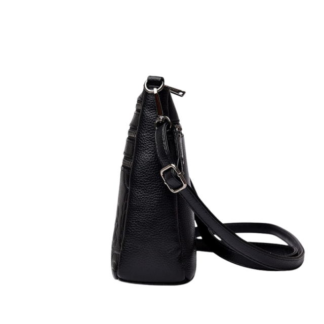 Floral Embossed Crossbody Bag