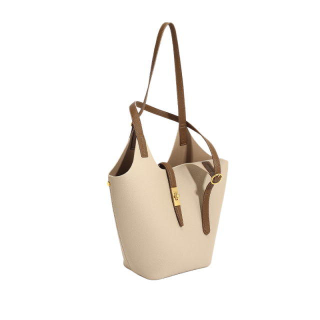 Elegant Grain Style Shoulder Bag