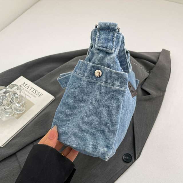 Women's High End Retro Denim Shoulder Bag