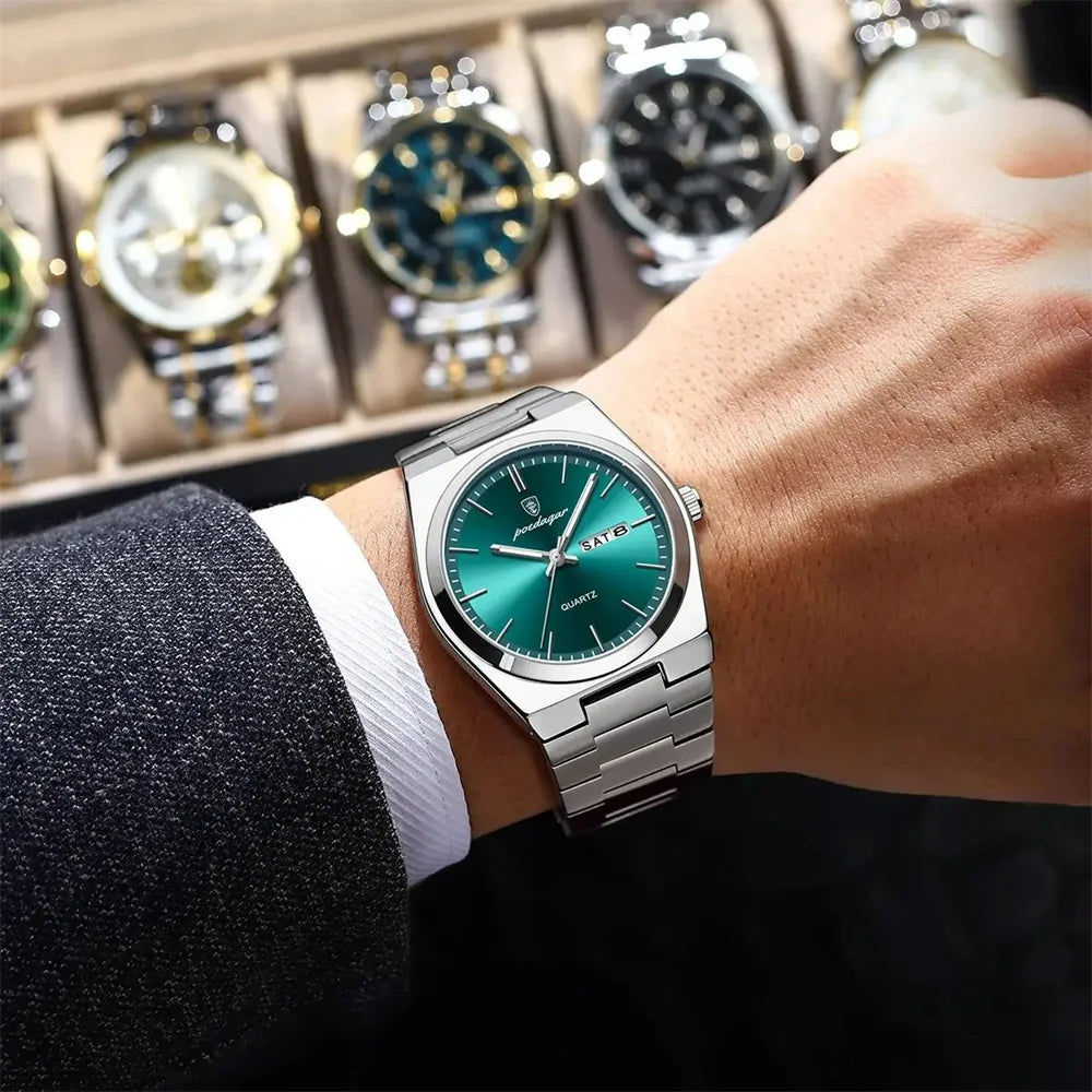 Classic Waterproof Luminous Quartz Watch