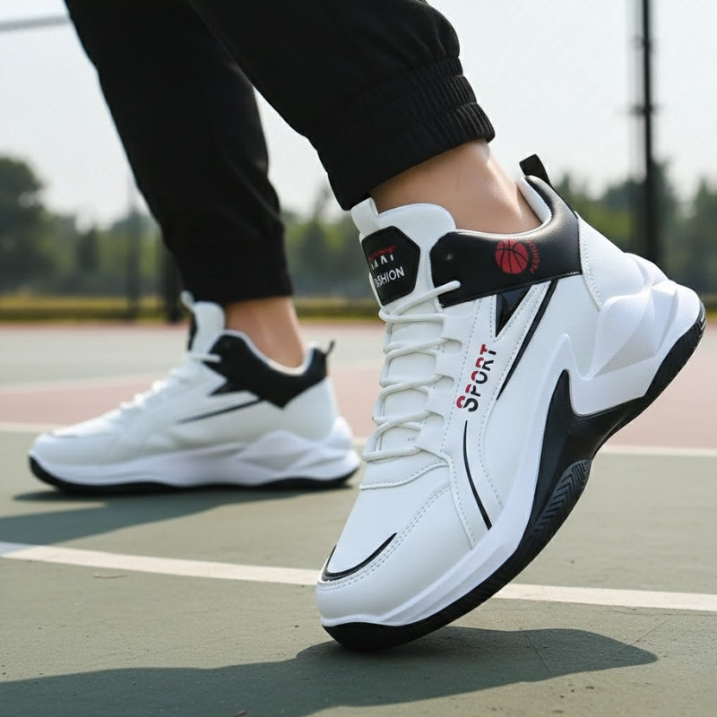 Men's Sporty Look High-Top Runner Shoes