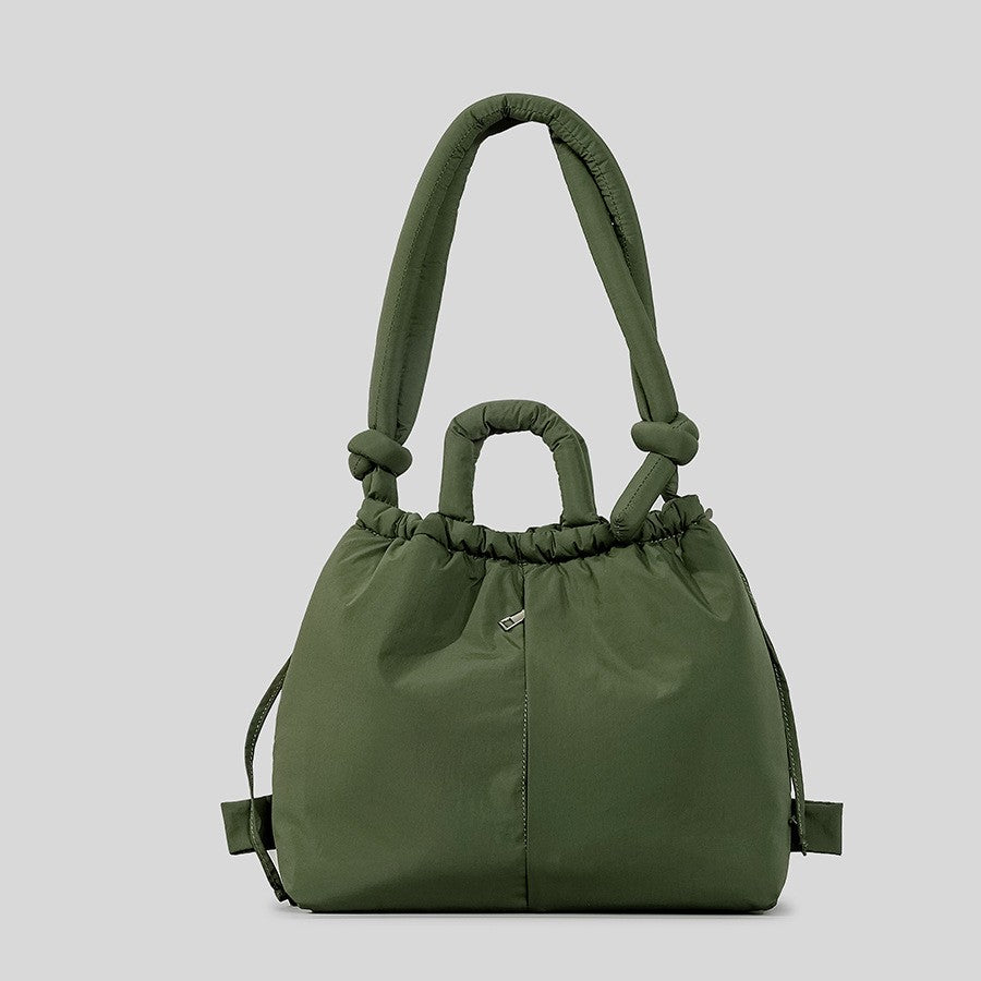 Lightweight Nylon Drawstring Shoulder Bag