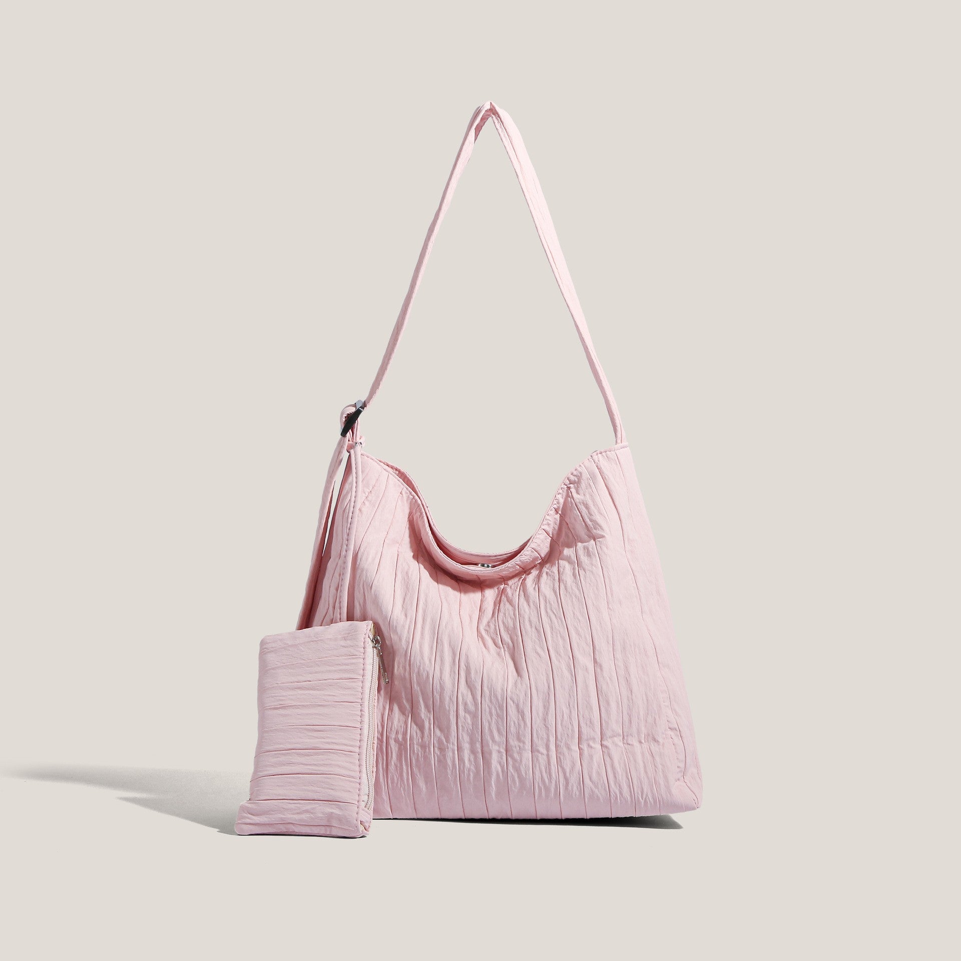 Soft Pleated Large Capacity Tote Bag