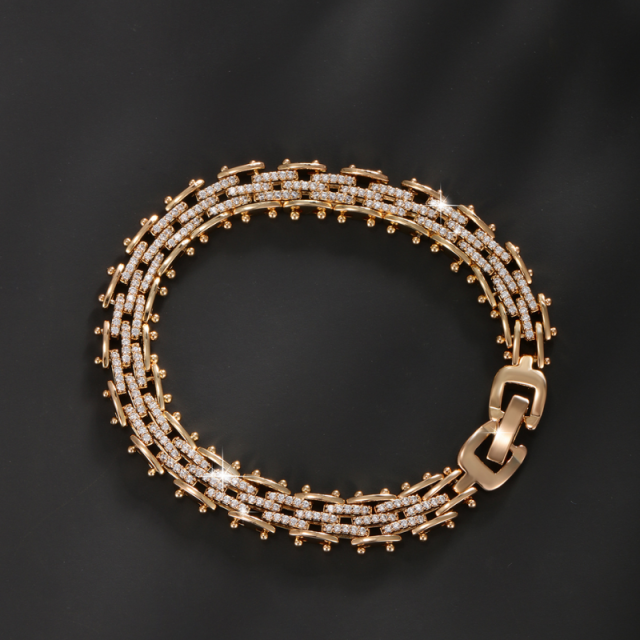 Urban Iced Zircon Cuban Bracelet