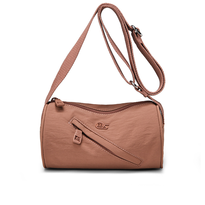 Round Nylon Crossbody Bag