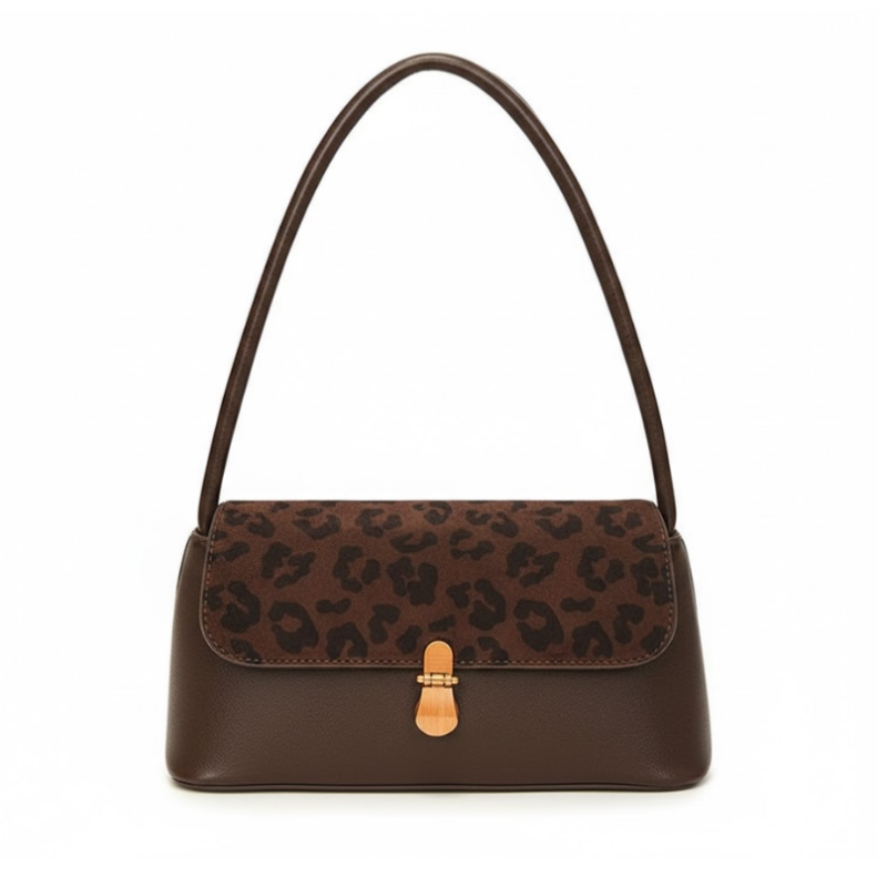 Leopard Print Shoulder Bag