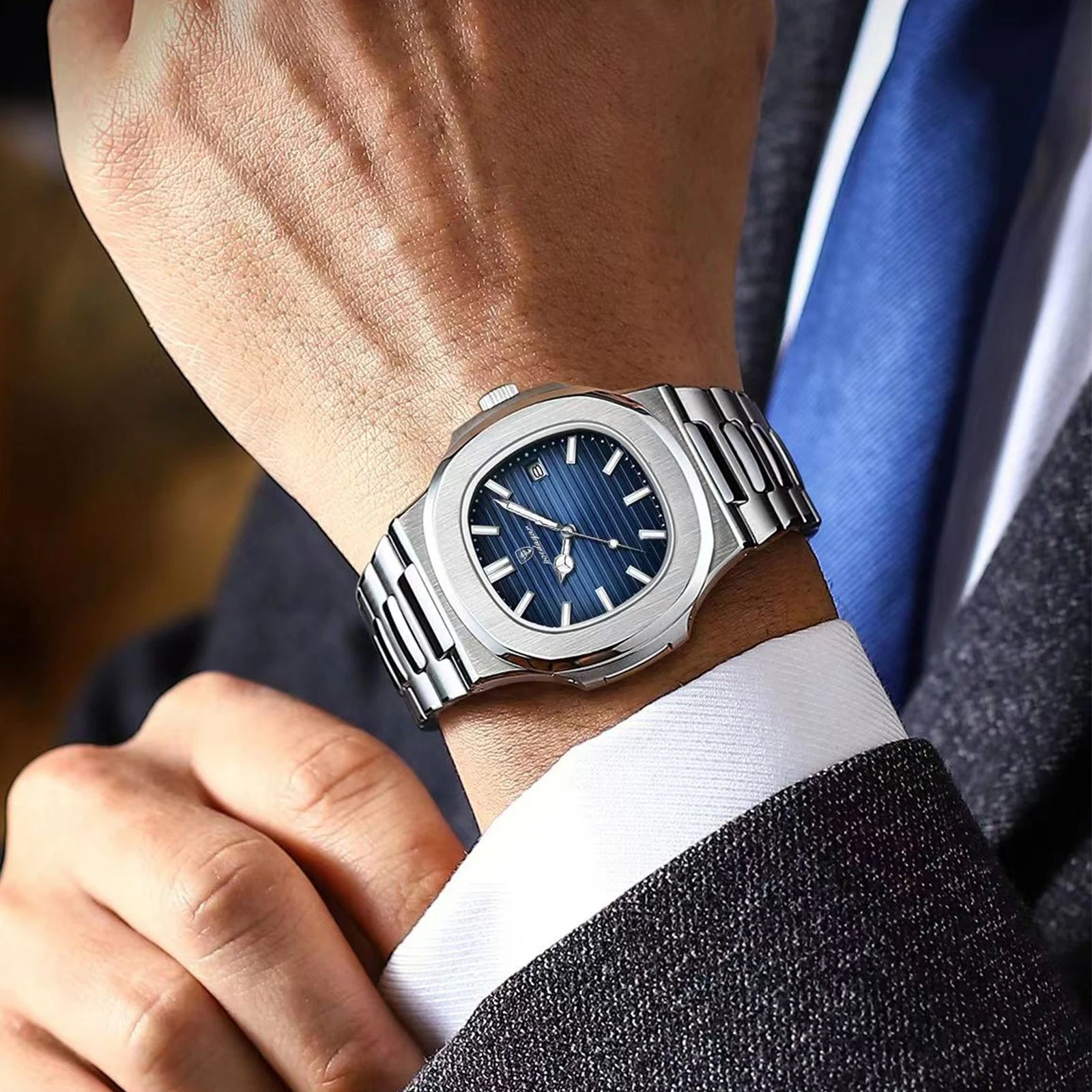 Classic Quartz Waterproof Watch For Men With Date Function