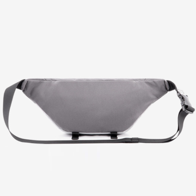 Men’s Large Capacity Lightweight Crossbody Bag With Front And Back Zippers