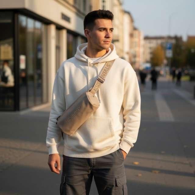 Men's Premium Bucket Shaped Crossbody Bag