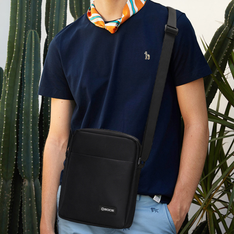 Men's Sleek Low-Profile Essential Crossbody Bag