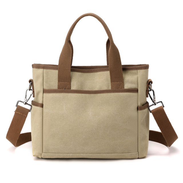 Trendy  Style Canvas Messenger Bag for Women