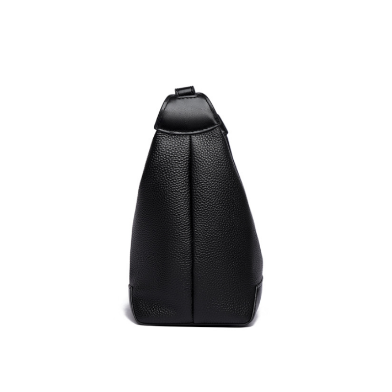 Leather Crescent Shoulder Bag