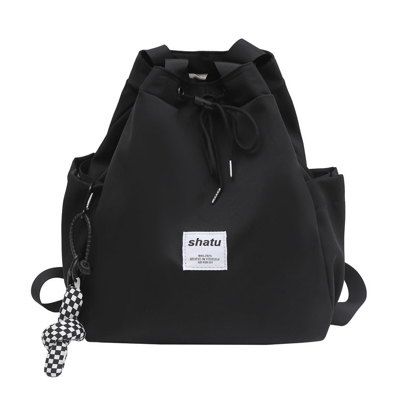 Harajuku Style Oxford Drawstring Lightweight Backpack