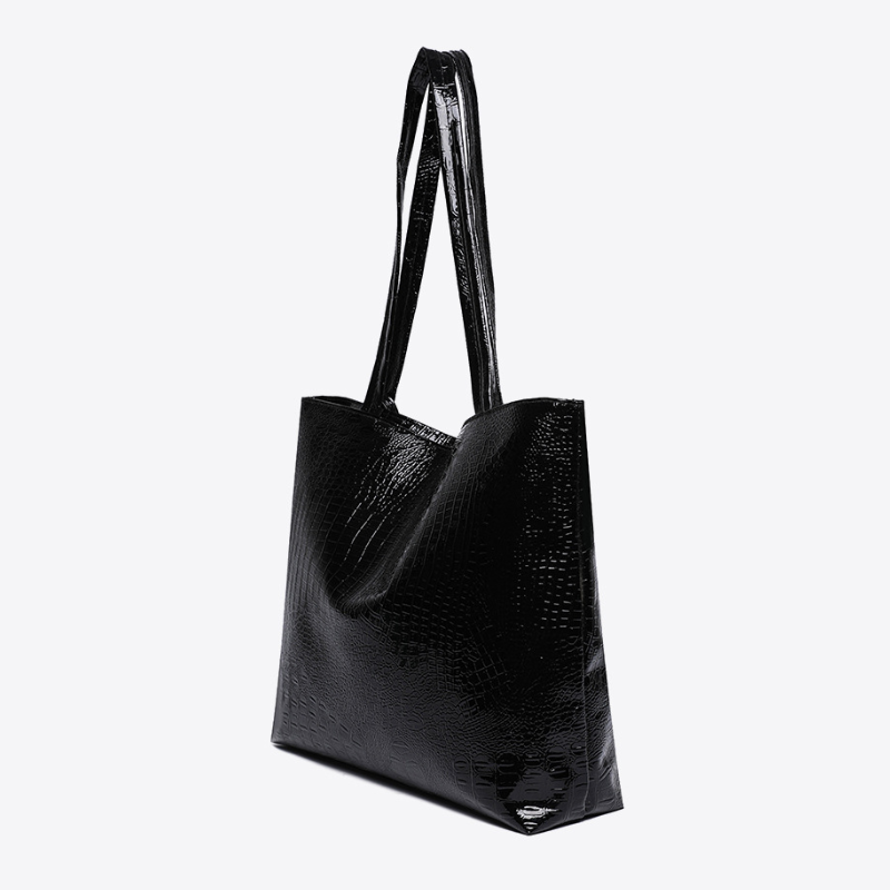 High-End Crocodile Pattern Shoulder Bag