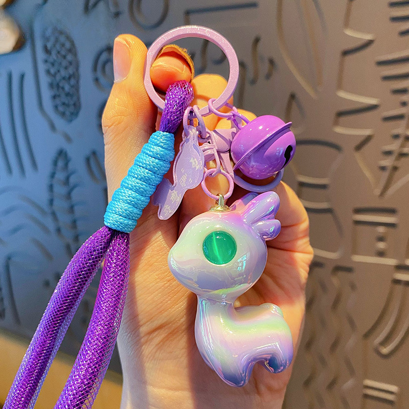 Rainbow Resin Keychain