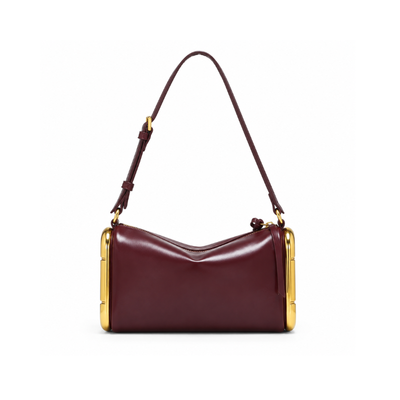 Soft Leather Tassel Shoulder Bag
