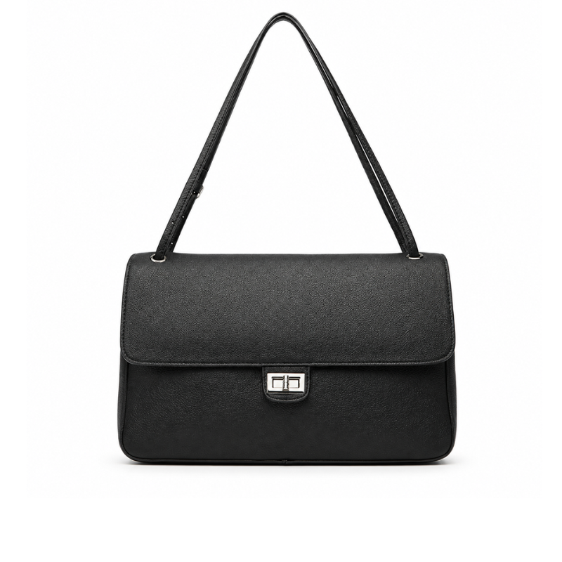 Classic Lock Flap Shoulder Bag