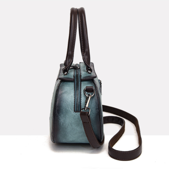 Cylindrical Retro  Handbag with National Style