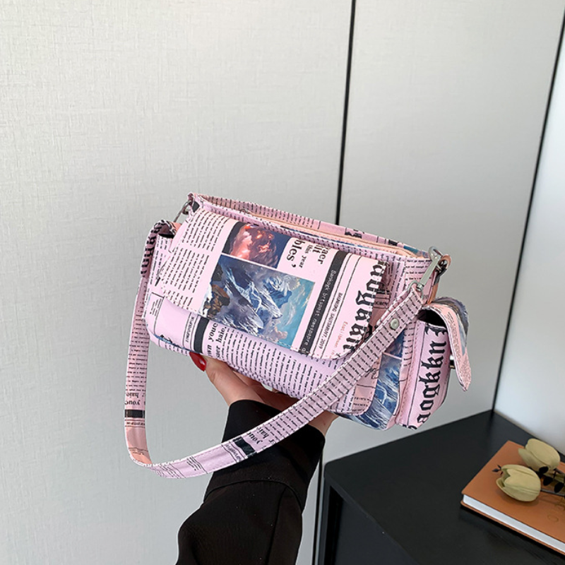 Harper Print Shoulder Bag