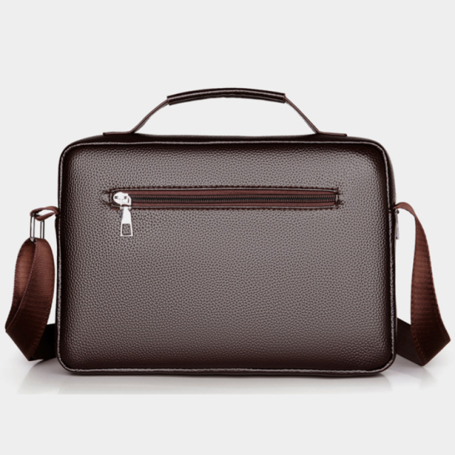 PU Leather Business Messenger Bag