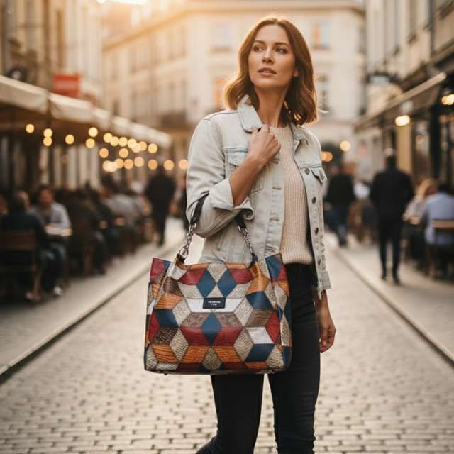 Bold Edge Modern Shoulder Bag