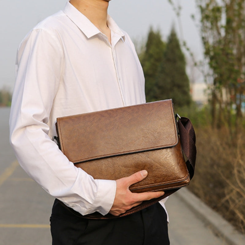 Urban Minimalist Textured Laptop Bag