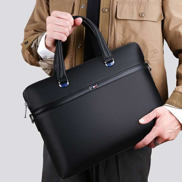 Dual Handles Premium Business Briefcase Laptop Bag