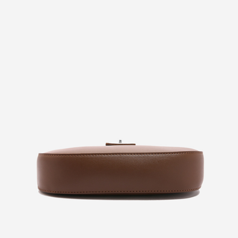 Modern Luxe Crescent Shoulder Bag