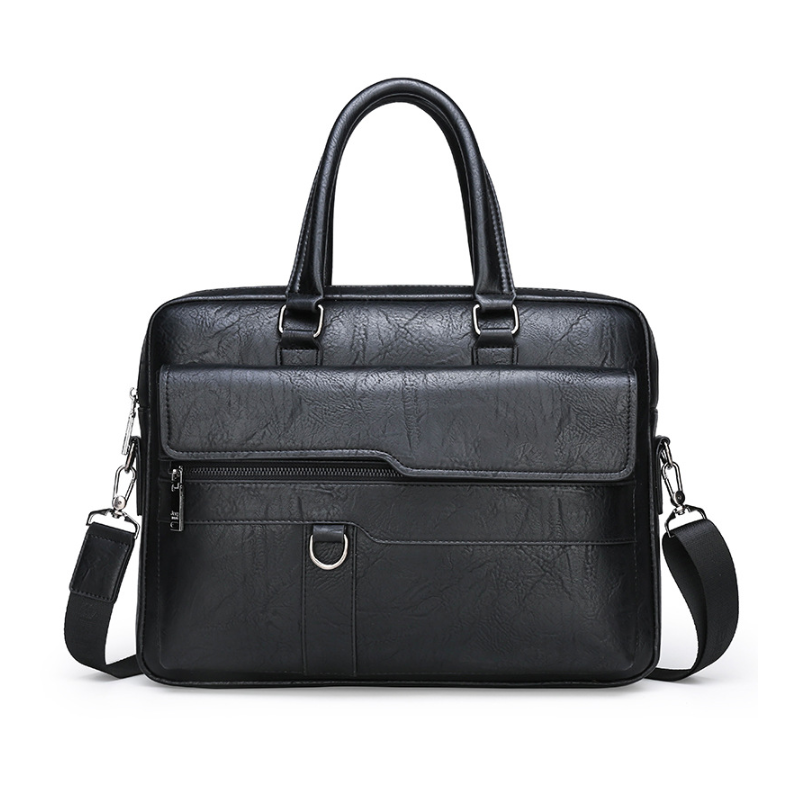 Retro Men's Faux Leather Laptop Briefcase