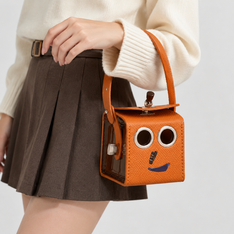 Robot Face Mini Handbag