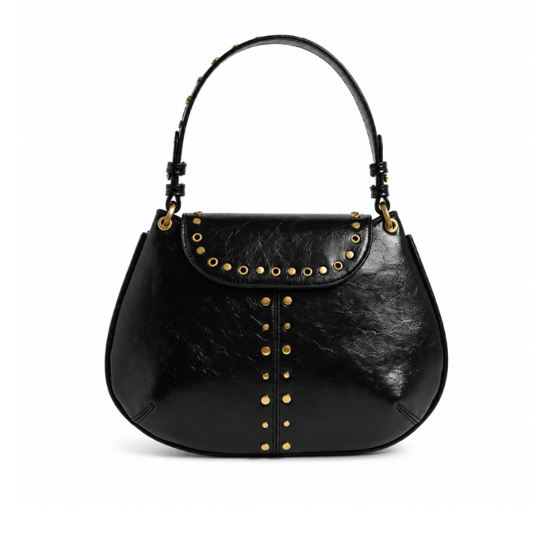 Ruby Studded Vintage Handbag