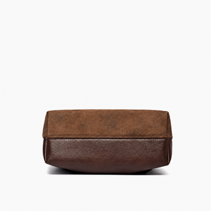 Cocoa Cloud Suede Handbag
