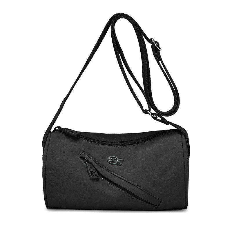 Round Nylon Crossbody Bag