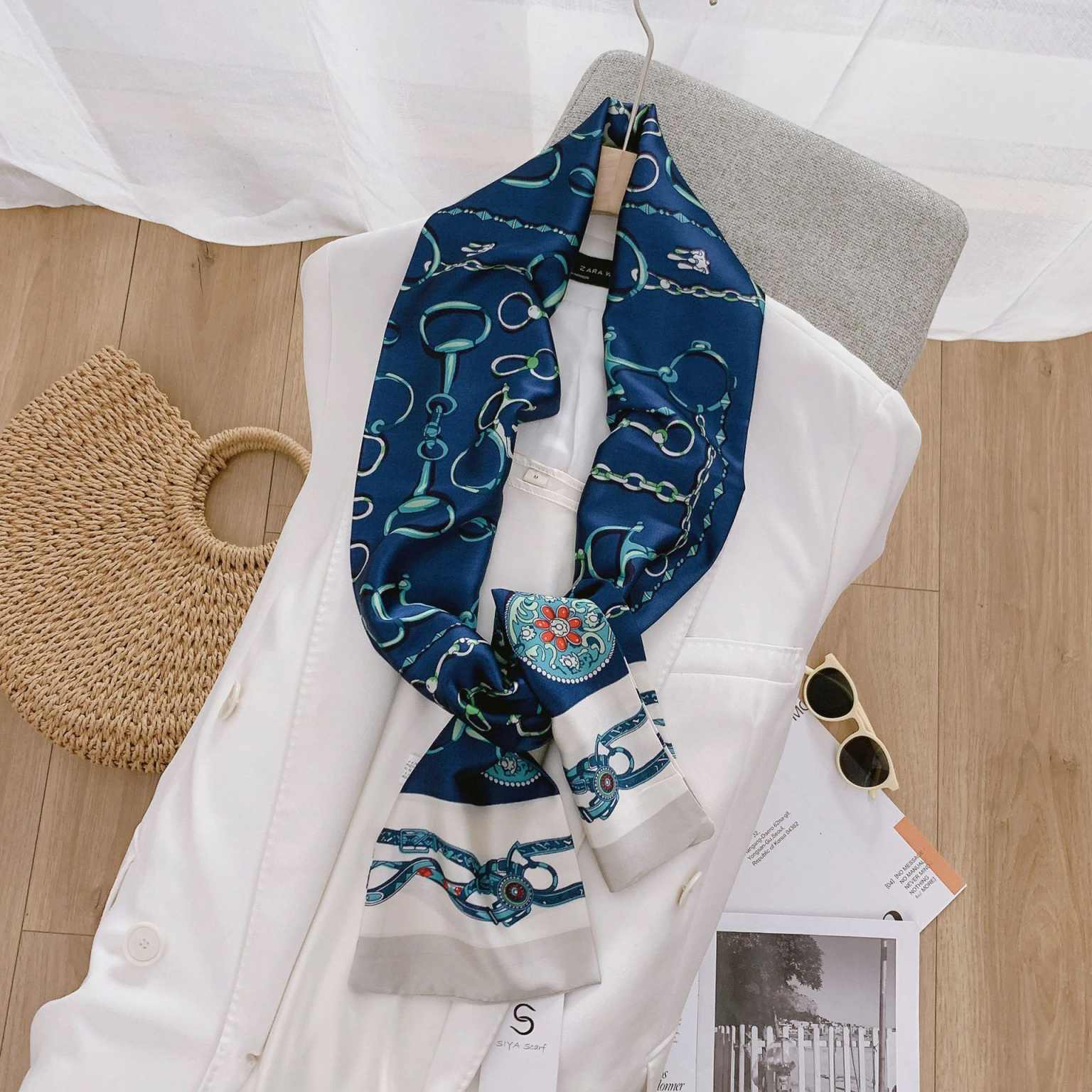 Small Silk Scarf For Women