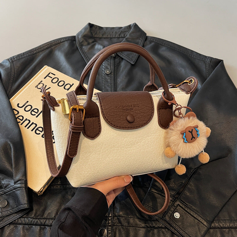 Color Block Dumpling Handbag