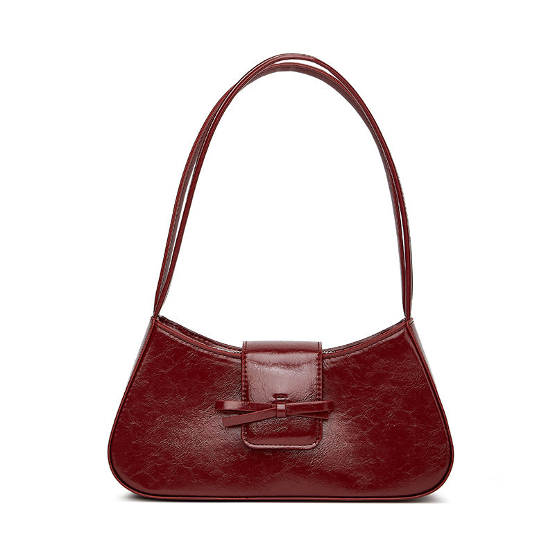 Elowen Silver Bow Underarm Shoulder Bag