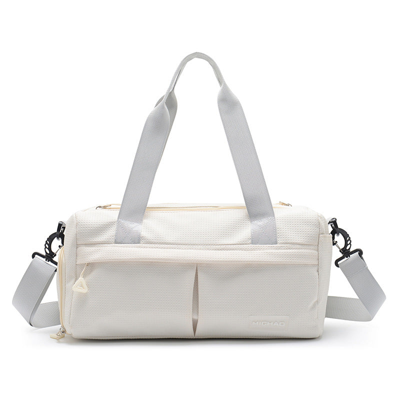 Summer New Small Nylon Women's Gym Duffle with Shoe Compartment