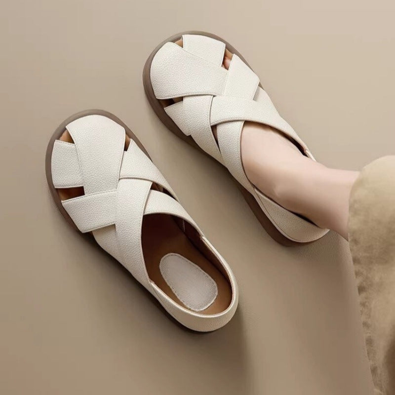 Classic Cross Strap Women’s Pumps