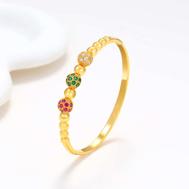Colorful Gemstone Retro Bracelet