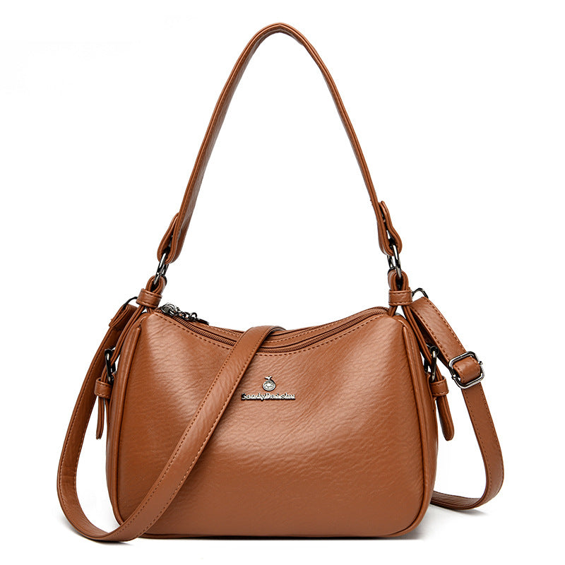 Versatile Genuine  Shoulder Bag for Women