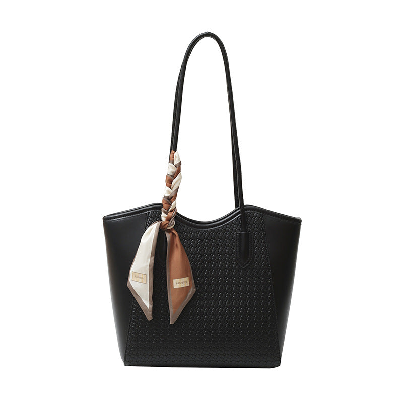 Aurelia Cross-Weave Large Capacity Tote Bag